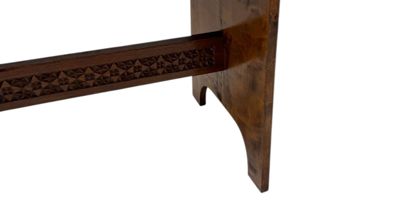 Swedish Mid-Century Modern Ash Small Bench or Stool, 1960s